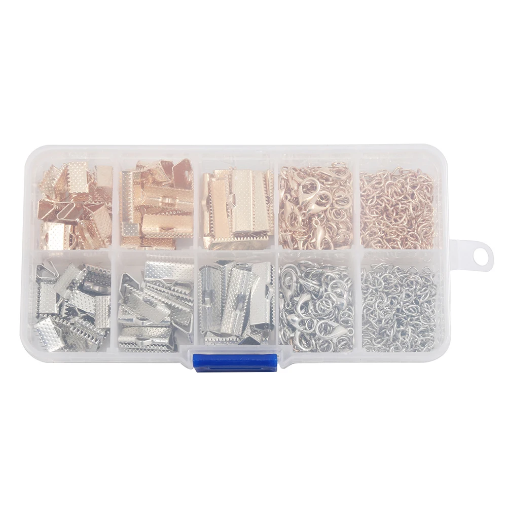 

Lobster Buckle Extension Chain Closures Claw DIY Craft Jewelry Stainless Steel Accessories Clasp Set Durable Storage