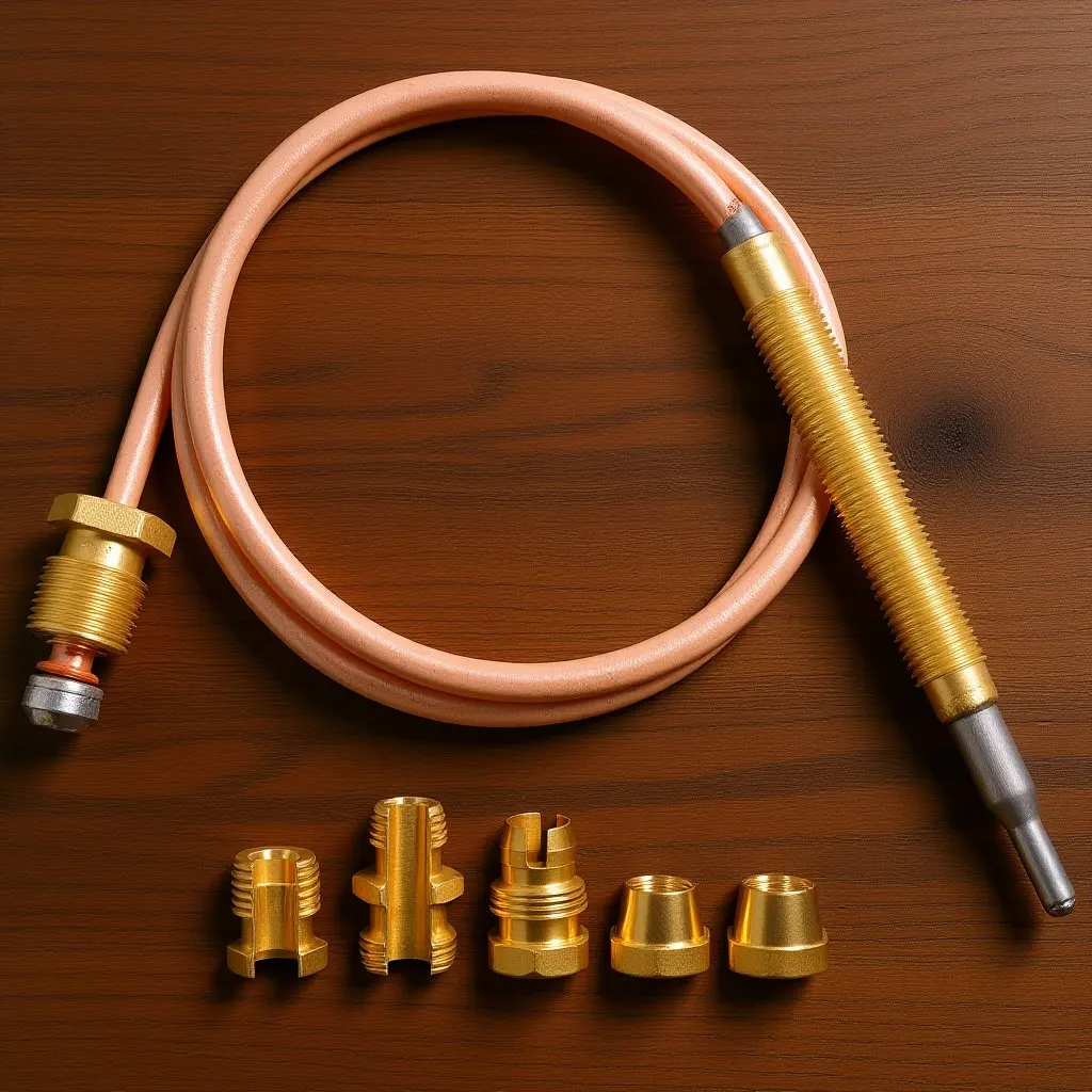 

Термопара для камина 600 мм, универсальный датчик температуры для газовой плиты, сменный датчик температуры для уличного обогревателя