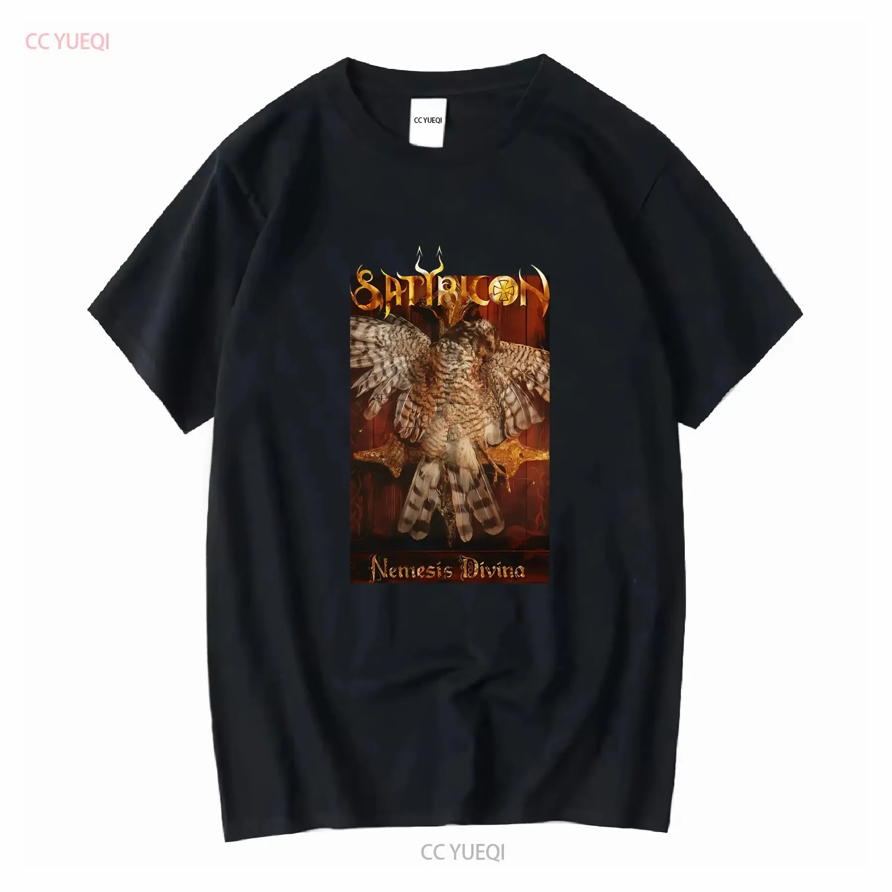 Limited NWT Satyricon Nemesis Divina Extreme Metal Album T Shirt S 4XL long or short sleeves vintage Washed Comfortable