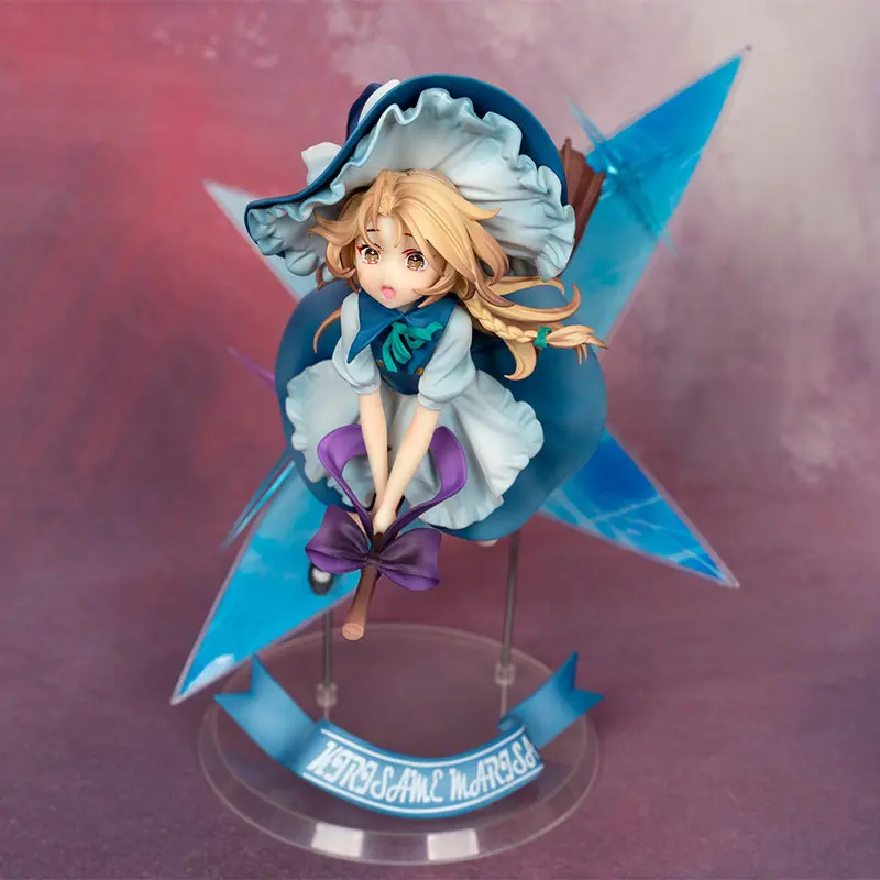 

Коллекционная фигурка Марисы Кирисаме из Touhou Project, аниме-статуэтка из ПВХ, украшение для рабочего стола, декор для любителей аниме.