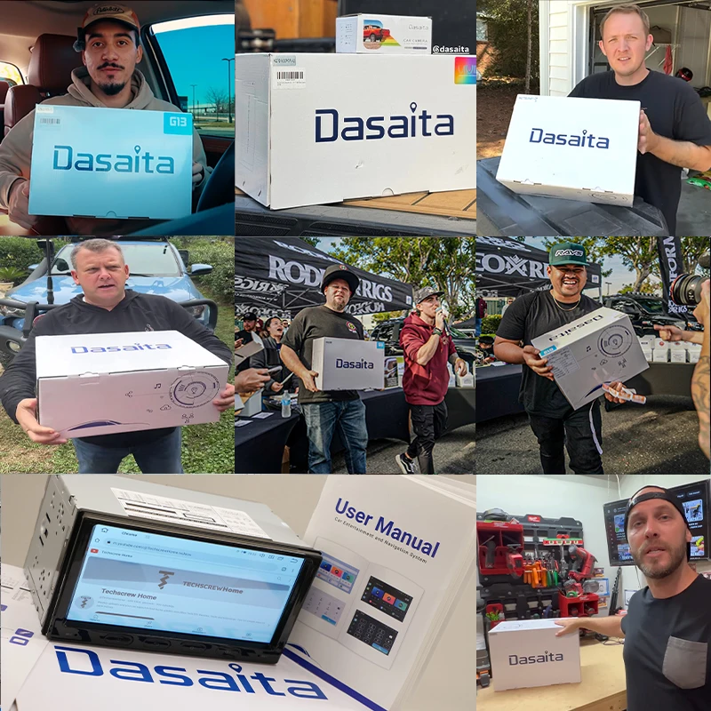 Dasaita Head Unit 10.2 Inch Car QLED Screen Stereo Radio CarPlay Android Auto GPS Tracker Car DVD Player For Tundra 2014-2021