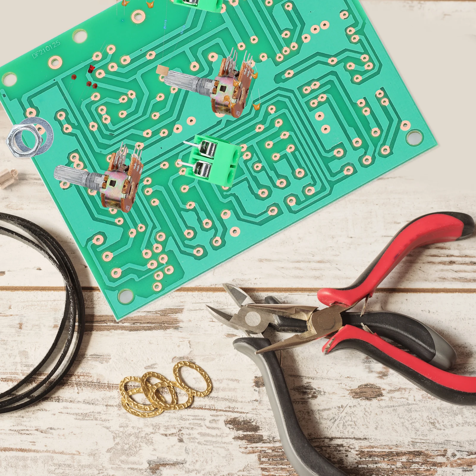 

1Set Amplifier Board Kit Dual Channel Reliable Plastic Stereo Power Amplifier Amp Board for DIY Audio System Stereo Amp Module