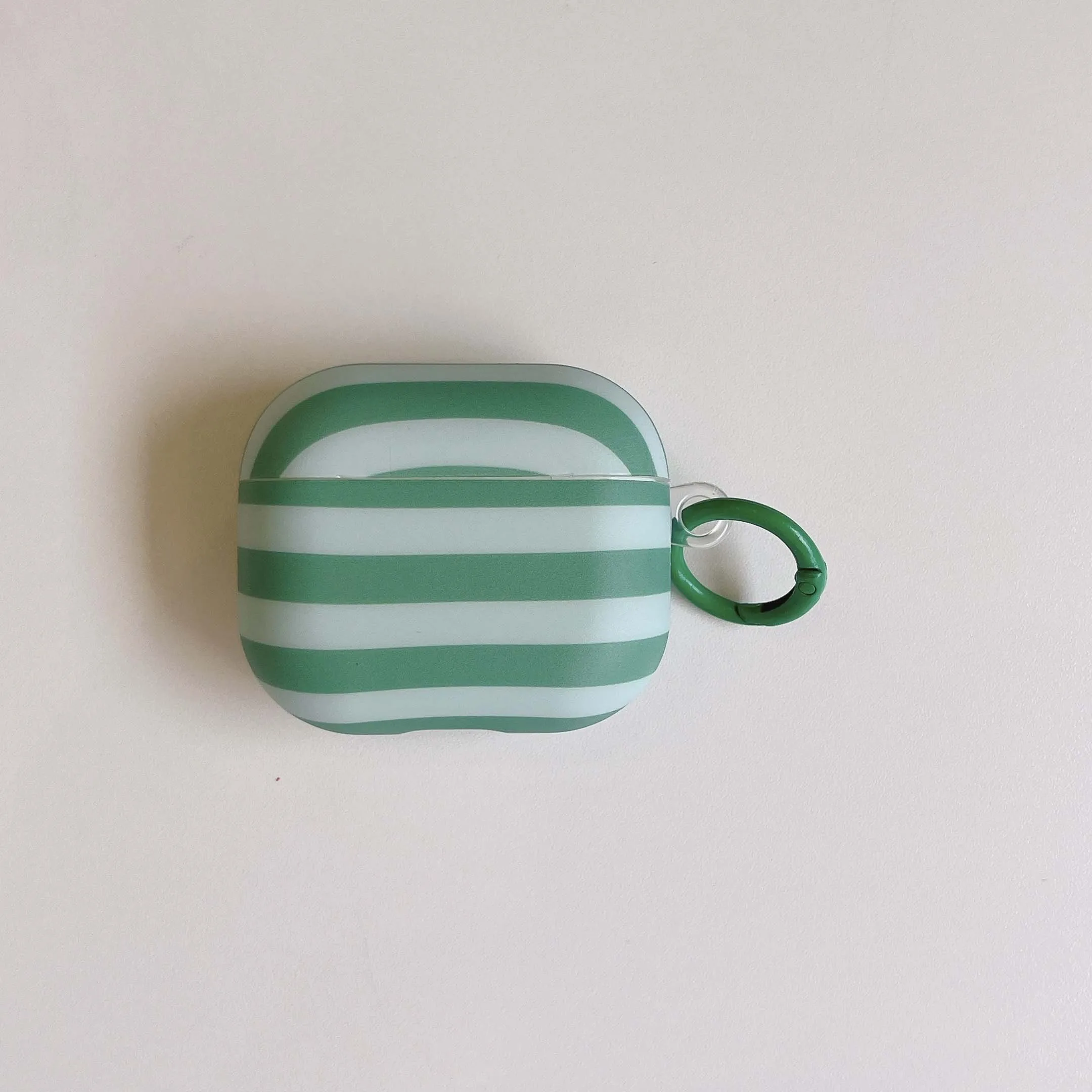 Colorful stripe imd shell for apple airpods 4 1 pro 2nd 3 2 cartoon earphone case wireless bluetooth charging box