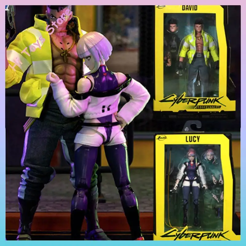 

In Stock Original Jada Toys Cyberpunk: Edgerunners 2077 David Action Figure Lucy Movable Doll Children Toys Birthday Gift