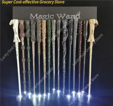 Varita Mágica de Harry Potter con Luz LED, Ron, Dumbledore, Snape, Sirius, Hermione, Voldemort, Varitas Mágicas con Luz, Regalos de Cosplay, Decoración de Habitaciones