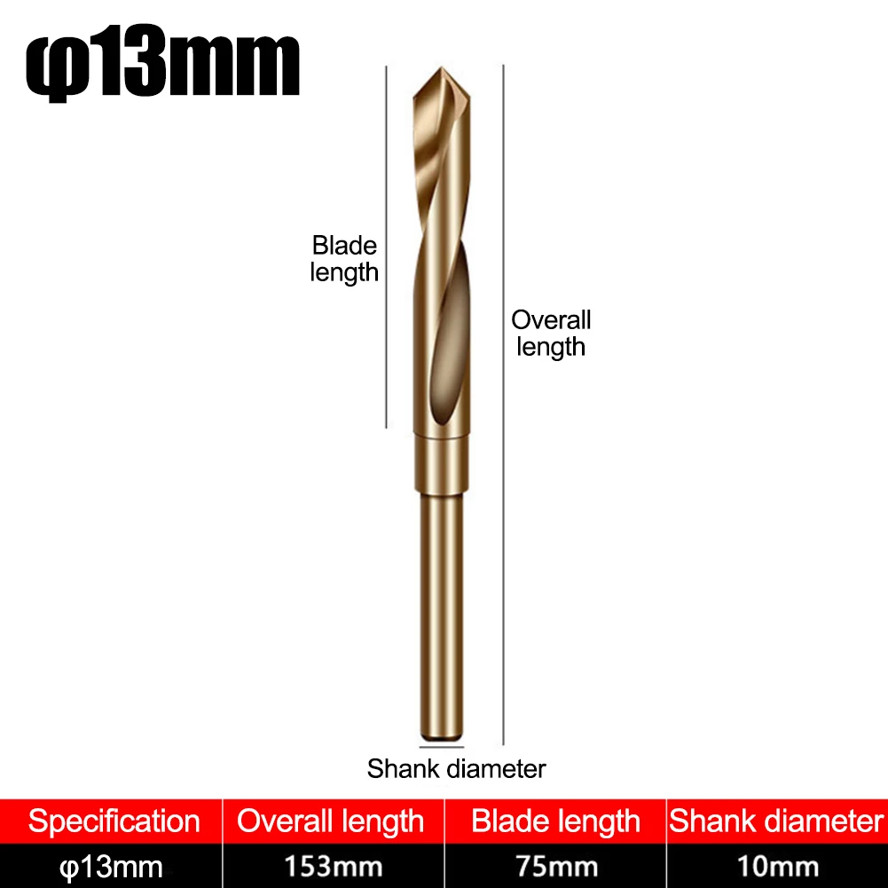

High Speed Steel Drill HSS Cobalt Drill Bit 135° Point Angle BS328 Standard DIN 338 Standard HRC62-64 Hardness