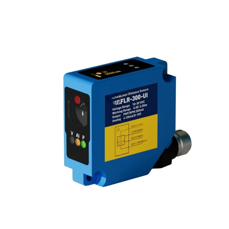 3 meters high-precision laser ranging sensor FLR-300-UI repeatability 1-5mm material level distance detection