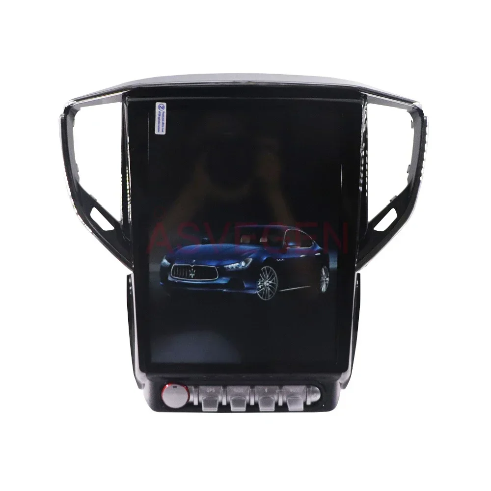

12.1inch Vertical Screen Car DVD Player GPS Navigation Dashboard Stereo Radio Device For Maserati Ghibli 2014-2019