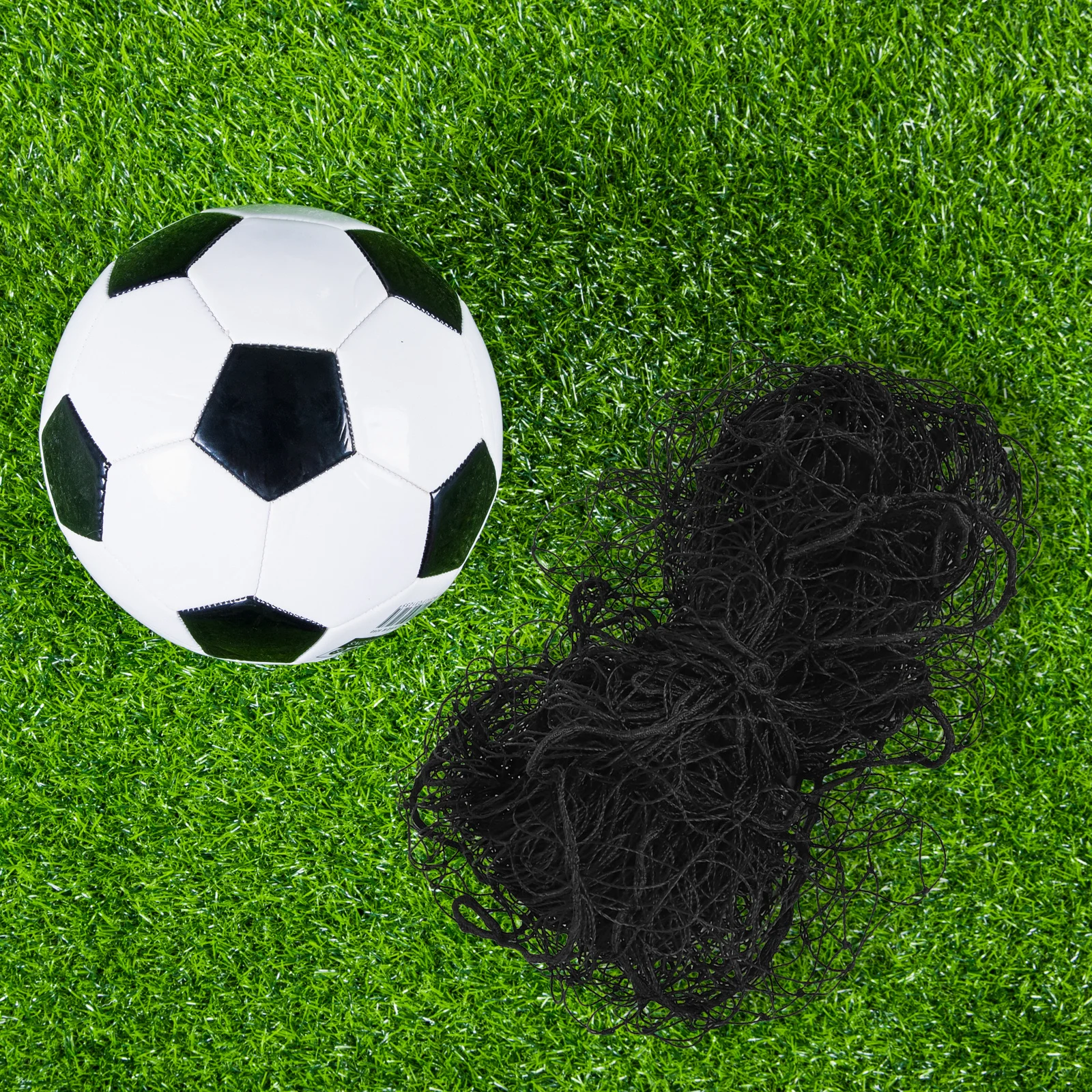 高密度サッカーゴールネット 耐久性のある耐候性練習ネット 交換用スポーツネット