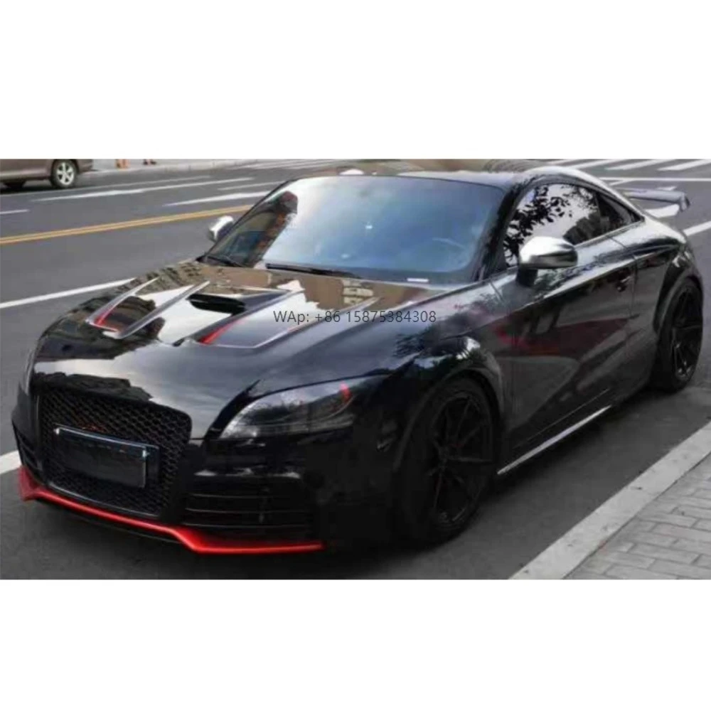 

Real Carbon Fiber Front Hood GAD Style for TT TTS TTRS 2011-2015 Black Screw-On Machine Cover Included Screws