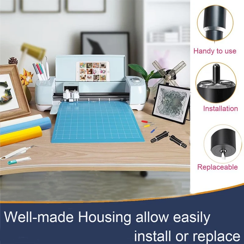 AC62-Fine Point Blade Housing Deep Cut Blade Replacement Compatible With 3 Explore 3 Air 2 For Craft Work Card