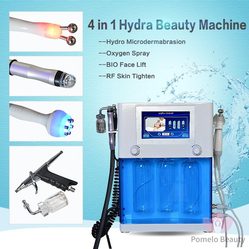 

Aqua Peel Skin Care Hydra Oxygen Facial Machine Hydro Gun Blackhead Remover BIO Face Lifting RF Spray Pen