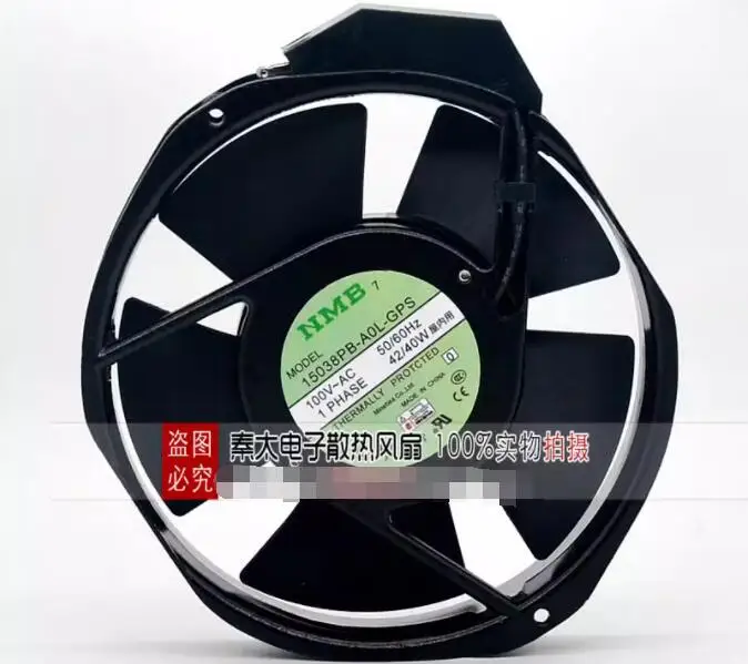 

NMB 15038PB-A0L-GPS AC 100V 42/40W Server Cooling Fan