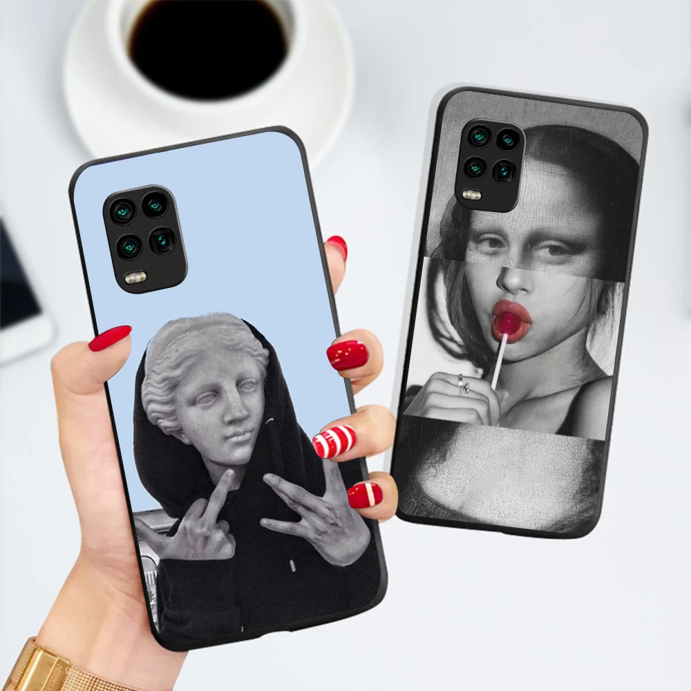 Mona Lisa Art David phone case for xiaomi redmi mi note 7 8 9 9t 9a 9c 10 10s 11 11t 12 k40 a t c pro ultra 4g 5g