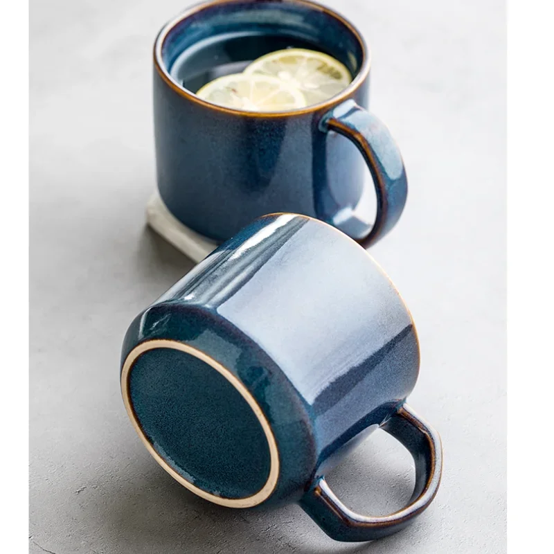 

Creative and fashionable Mug, ceramic, large capacity, personalized breakfast cup, color Coffee cup, 370ML for couples