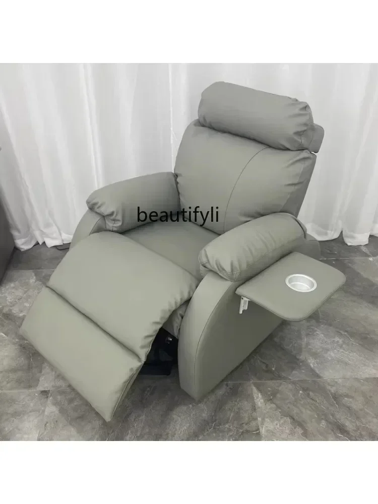 Electric Hot Dyeing Head Therapy Chair Space First Class Sofa Manicure Hairdressing Multifunctional Reclining Hair Care Chair