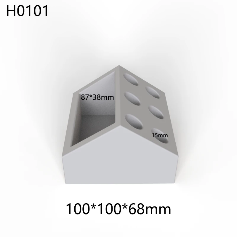 Stampo in silicone per posizionamento portapenne in cemento Forniture per ufficio Portapenne in cemento Scatola portaoggetti Stampi porta carte