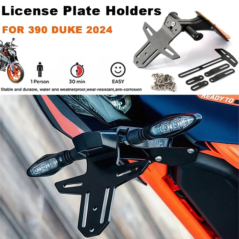 

Motorcycle Tail Tidy Fender Eliminator License Plate Holder Bracket New For Duke 390 390Duke 390 DUEK 2024