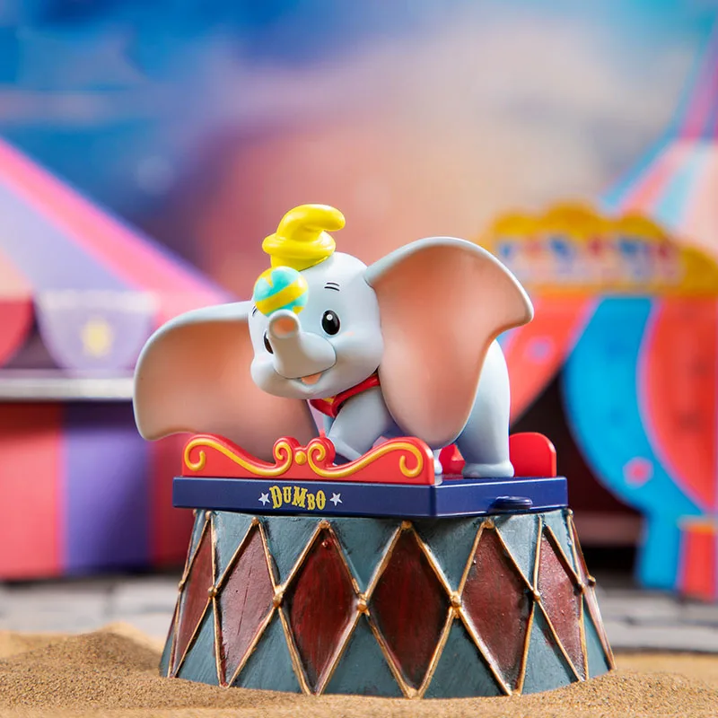 Disney Cartoon Dumbo Train Circus Action Figure Dolls Toys Disney Movie Dumbo Elephant Collection Animal Figures Dolls Toys Gift