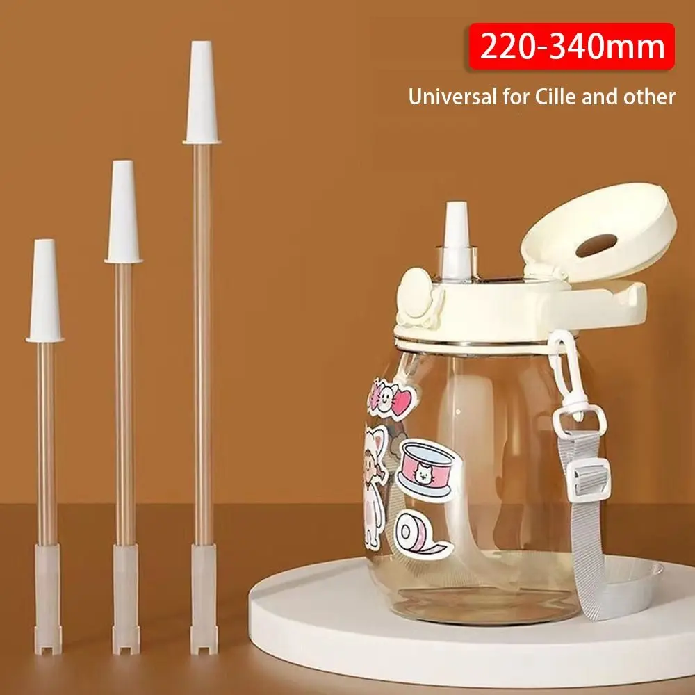 1Pcs Removable Reusable Cup Straw Silicone Universal Bottle 