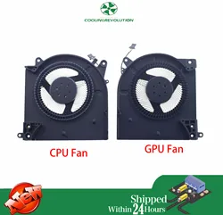 Вентилятор охлаждения процессора ноутбука EG50061S1-C070-S9A EG50061S1-C080-S9A DC12V для DELL Alienware M15 R3 R4 RTX 2070 3070 0TG9V0 0D1X38
