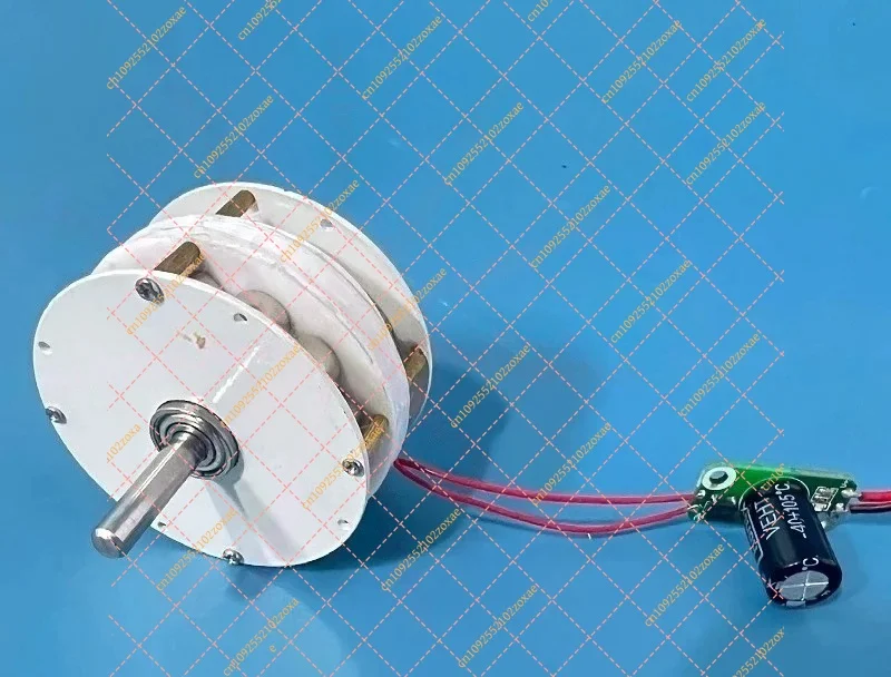 LF Mini Disc Coreless Generator Low RPM High Efficiency Small Wind Hydro Hand Crank DIY