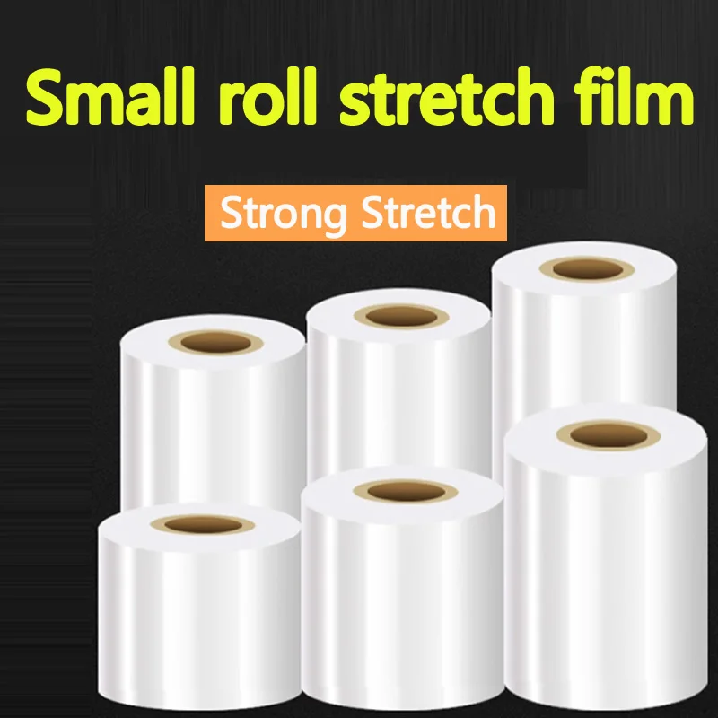 Plastik pembungkus gulungan kecil 5cm, plastik pembungkus industri 10cm, pembungkus perekat 6cm untuk menyegel kotak makanan