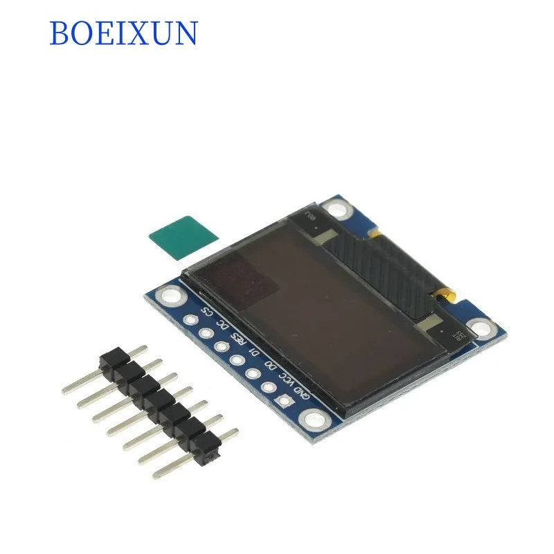 0.96 Inch IIC SPI Serial 7Pin White/Blue/Yellow Blue/Yellow OLED Display Module SSD1306 12864 LCD Screen Board for Arduino