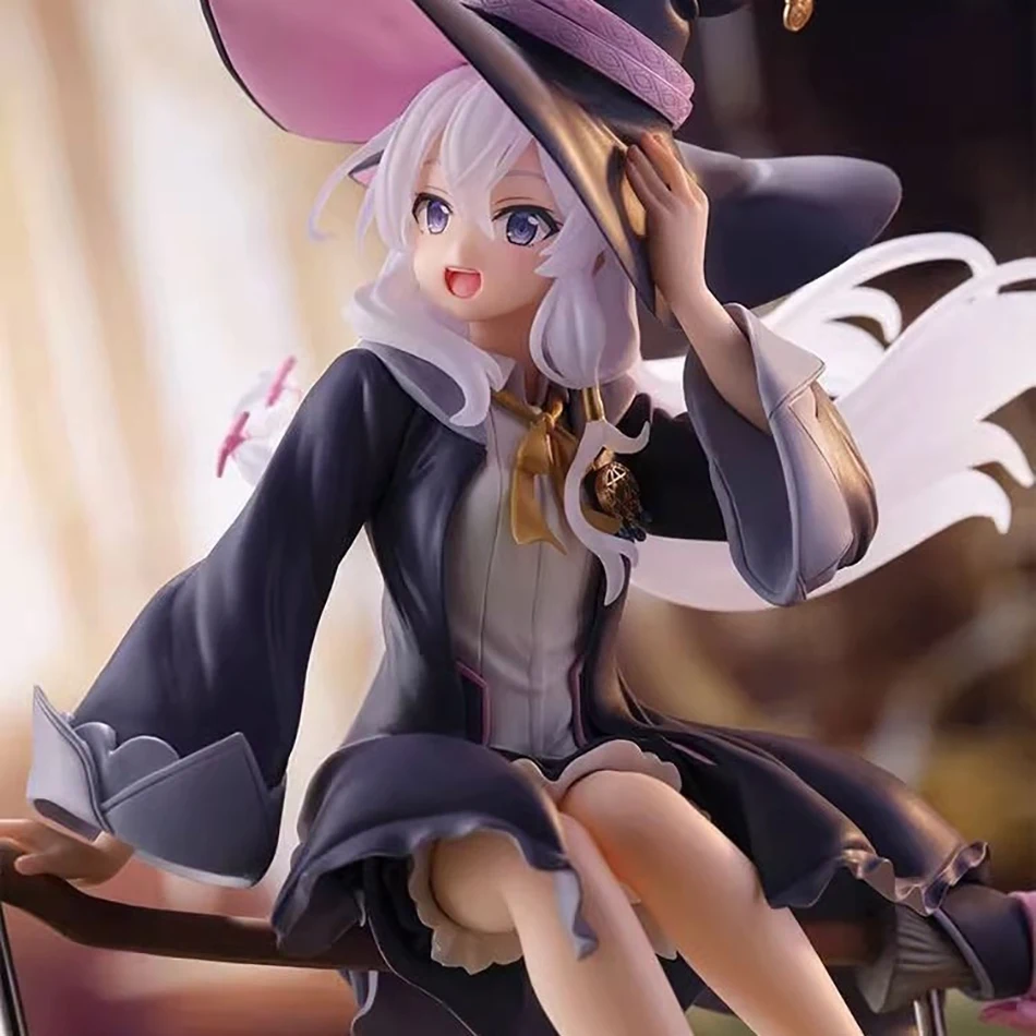 20 cm Elaina Anime Figuur Wandering Witch: The Journey of Elaina Action Figure Heks Beeldje Collectie Ornamenten Model Speelgoed Cadeau