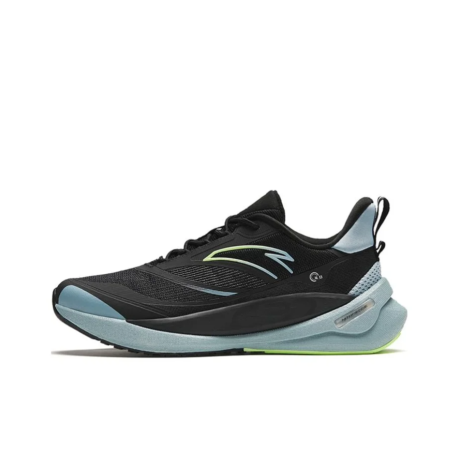 

Anta C37 Series Versatile Cushioning, Wear Resistant Low top Running Shoes Men's Black Blue 912345538-1