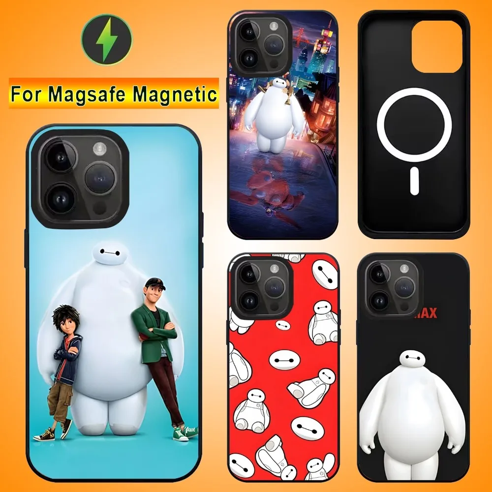 B-Big H-Hero 6 Phone Case For IPhone 15 14 13 Pro Max 11 12 Mini Alex Mirror For Magsafe Wireless Charging Cover