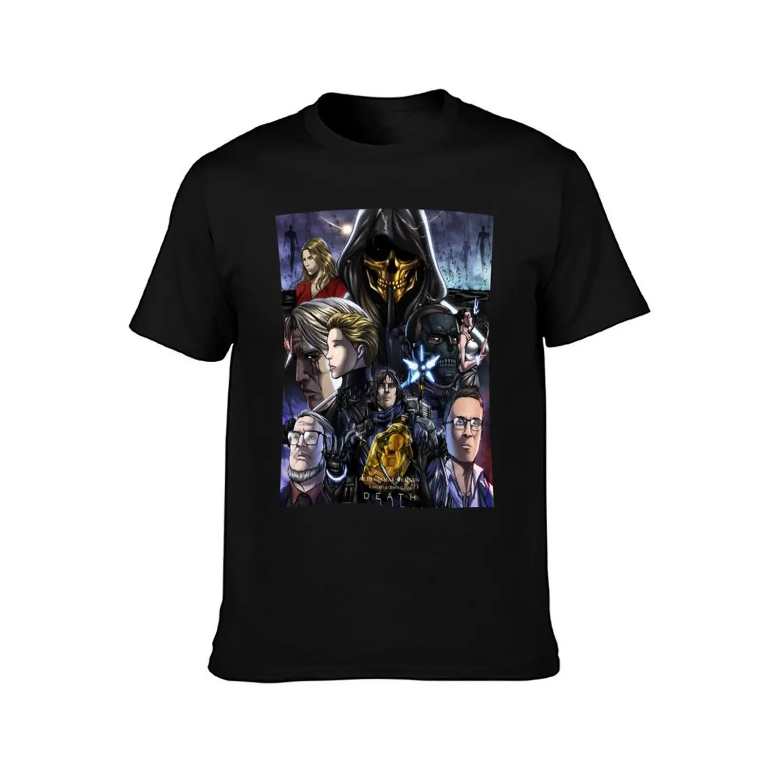 Death Stranding Premium T-Shirt Summer Casual Cotton Tee Oversized Streetwear Tops Vintage Graphic Print Unisex Men Women
