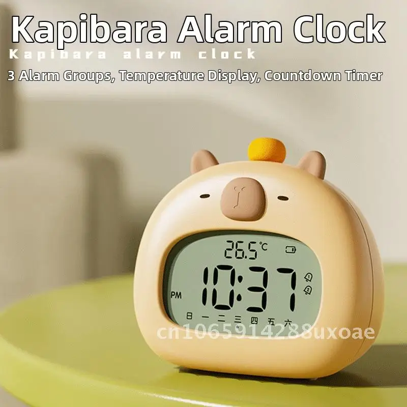 English version of alarm clock multi-function electronic USB charging student learning with countdown learning clock