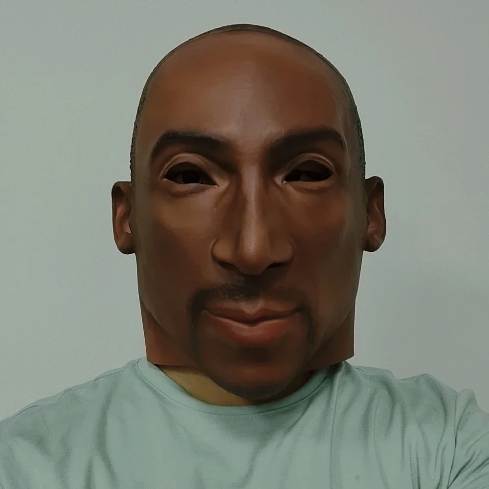 Mask Masquerade Party Basketball Star Kobe Bryant Cosplay Latex Head Cover Halloween Prank Props Fan Gifts