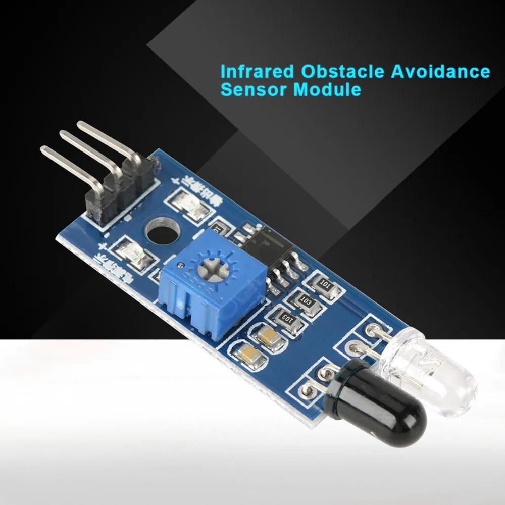 5 PCS 3.3V-5V Obstacle Avoidance Sensor Reflective Photoelectric Switch Photoelectric Sensor Module 3-pin Infrared Tube Module