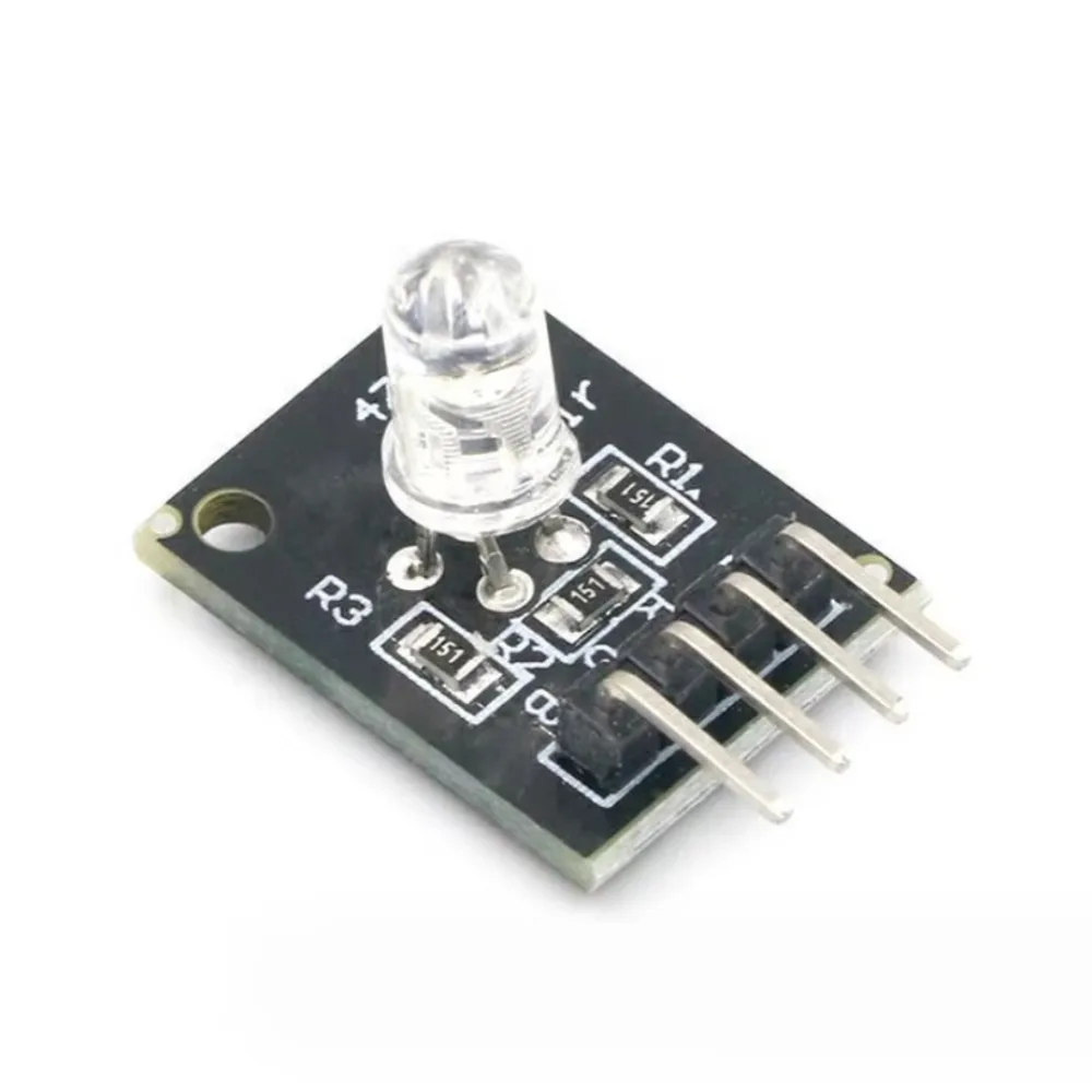 10 ピース/ロット KY-016 3 色 LED モジュールは、三色ライトの RGB モジュールプラグイン DIP に適しています