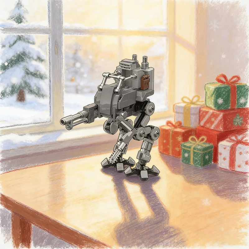 

228pcs MOC Cadian scout sentinel Model Building blocks Construction DIY creative idea Education toys Christmas gifts Brick