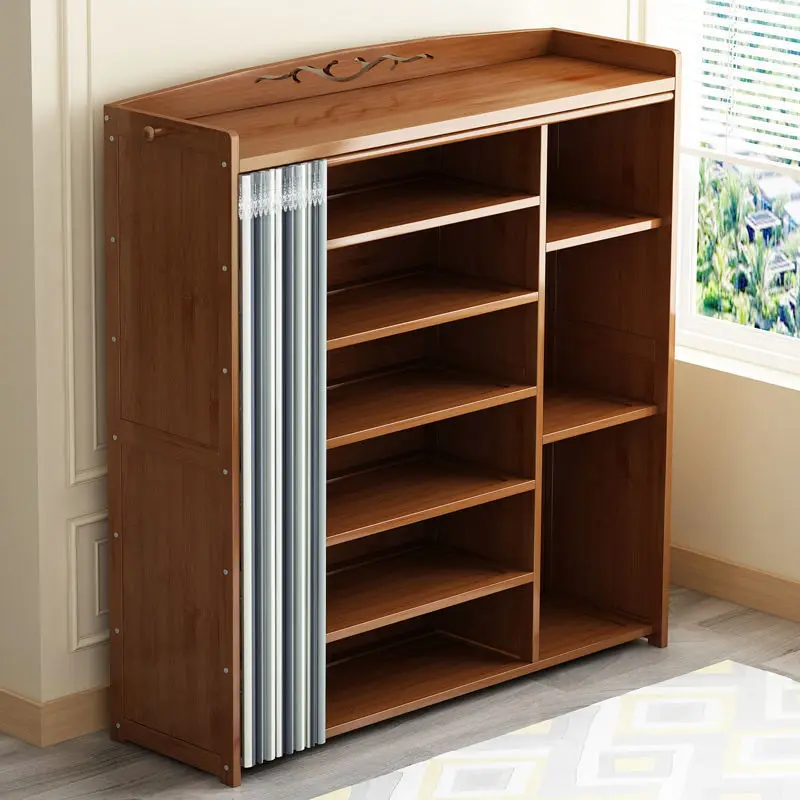 

Полка для обуви, дверная, бытовая, многослойная, пыленепроницаемая, для использования в помещении, красивый вход, большая емкость для хранения, из массива дерева