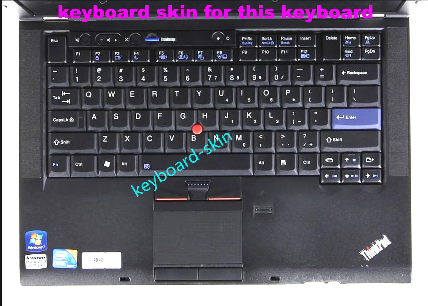US Keyboard Skin Cover Protector for Lenovo IBM Thinkpad T400S T410,T410i T410s T420 T420s T510 T510i T520 X220 X220i W520 W510