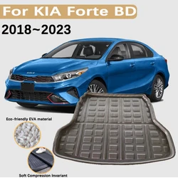 Car Trunk Mat for Kia Cerato 2022 Accessories 2023~2018 K3 Cerato BD Liner Trunk Waterproof Tray Carpet Storage Pad EVA Material