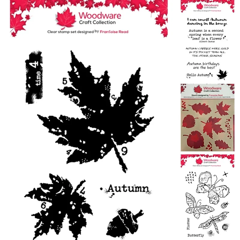 Autumn Butterflies Freedom Metal Cutting Stencil & Stamps Scrapbook Diary Decoration Stencil Embossing Template DIY Greeting