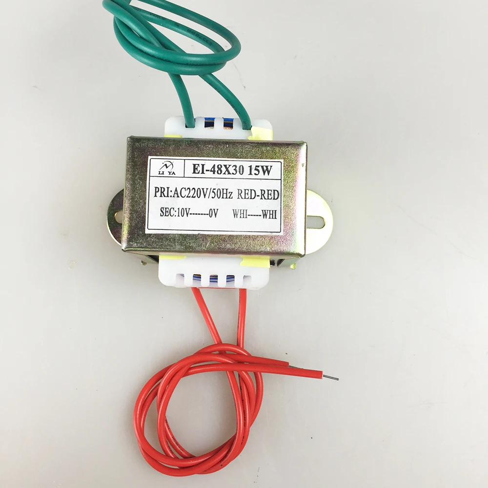 15W-EI transformer 220V to 10V12V15V18V24V26V30V amplifier power supply square transformer can be customized