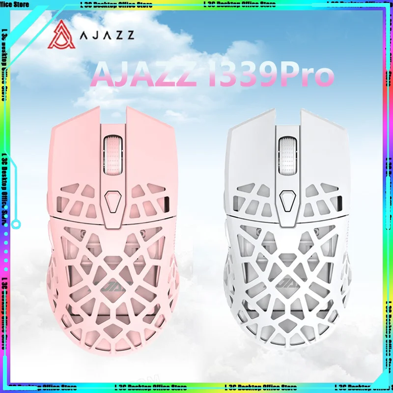 

Ajazz I339Pro Dual Mode Gaming Mouse 2.4g Wireless Type-C 16000DPI Lightweight 500mAh Ergonomics PMW3338 E-sports PC Gamer Girl