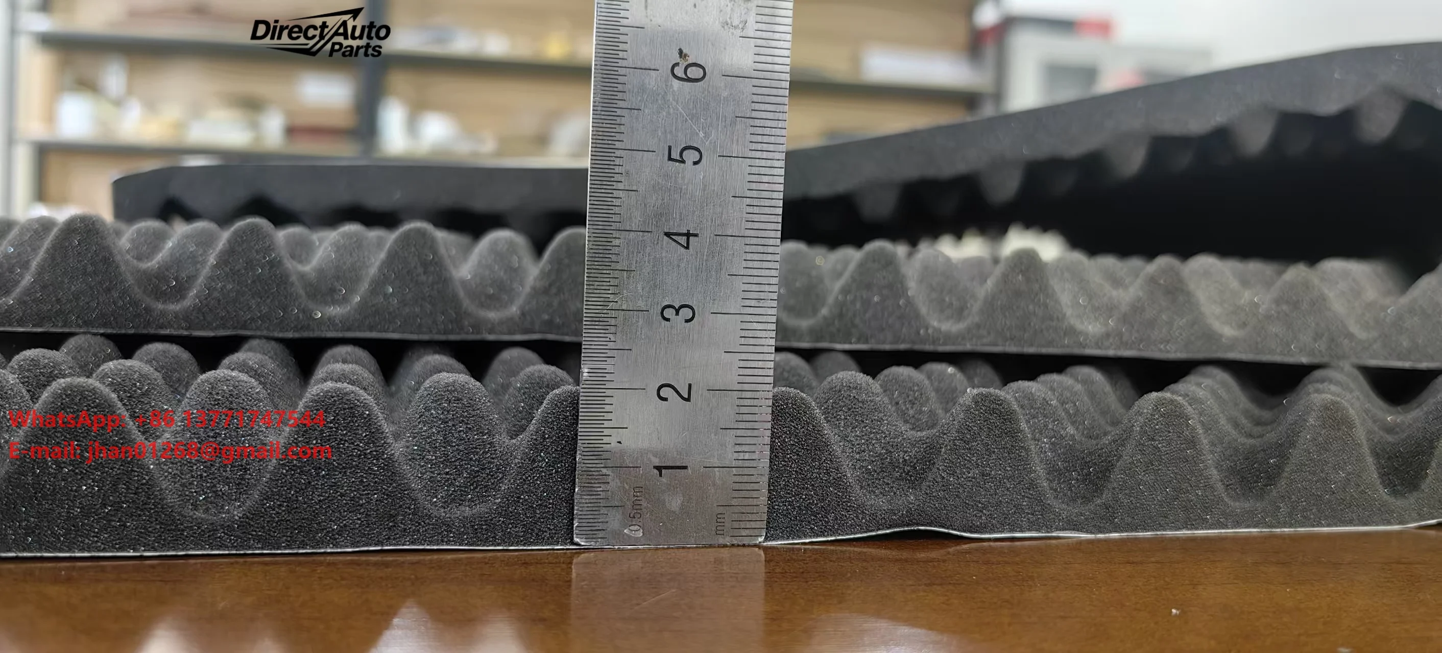 Wholesale Custom Wave Rebound Egg Crate Car Sound Proof Foam Sponge Sound Absorbing Sponge Acoustic Memory Foam