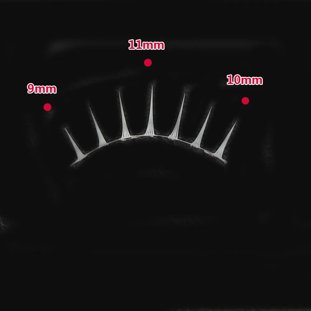 5 pares de pestañas postizas de Color blanco COS pestañas de hadas Cosplay extensión de pestañas de ojos cómicas ojos húmedos cosméticos de aspecto espectacular