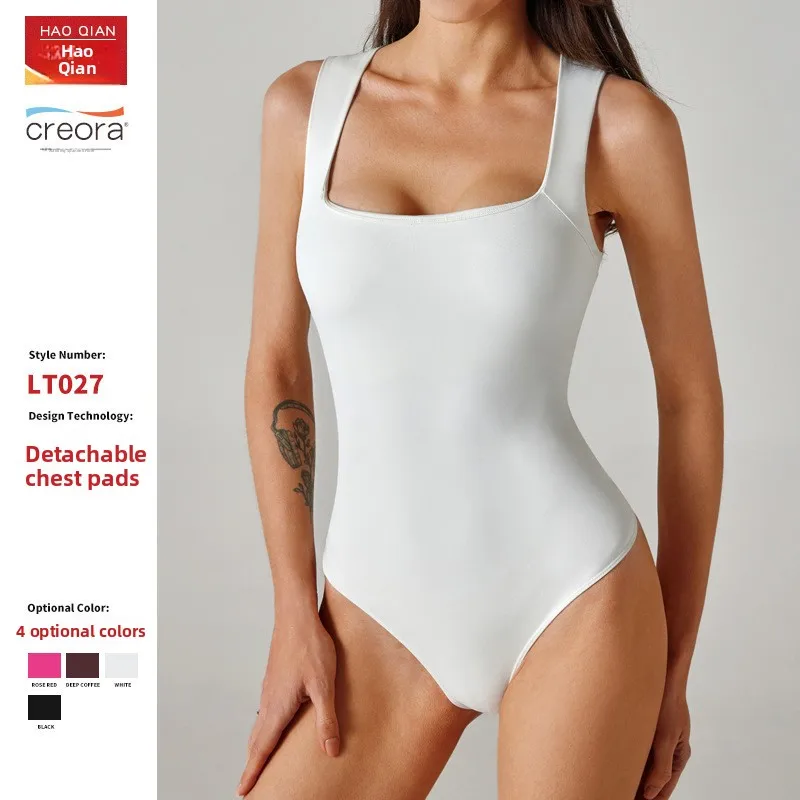 

New Multi-Functional a Sensation Yoga Clothes Dance Fitn Svel Detachable Chest Pad One-Piece Suit Low Waist ...