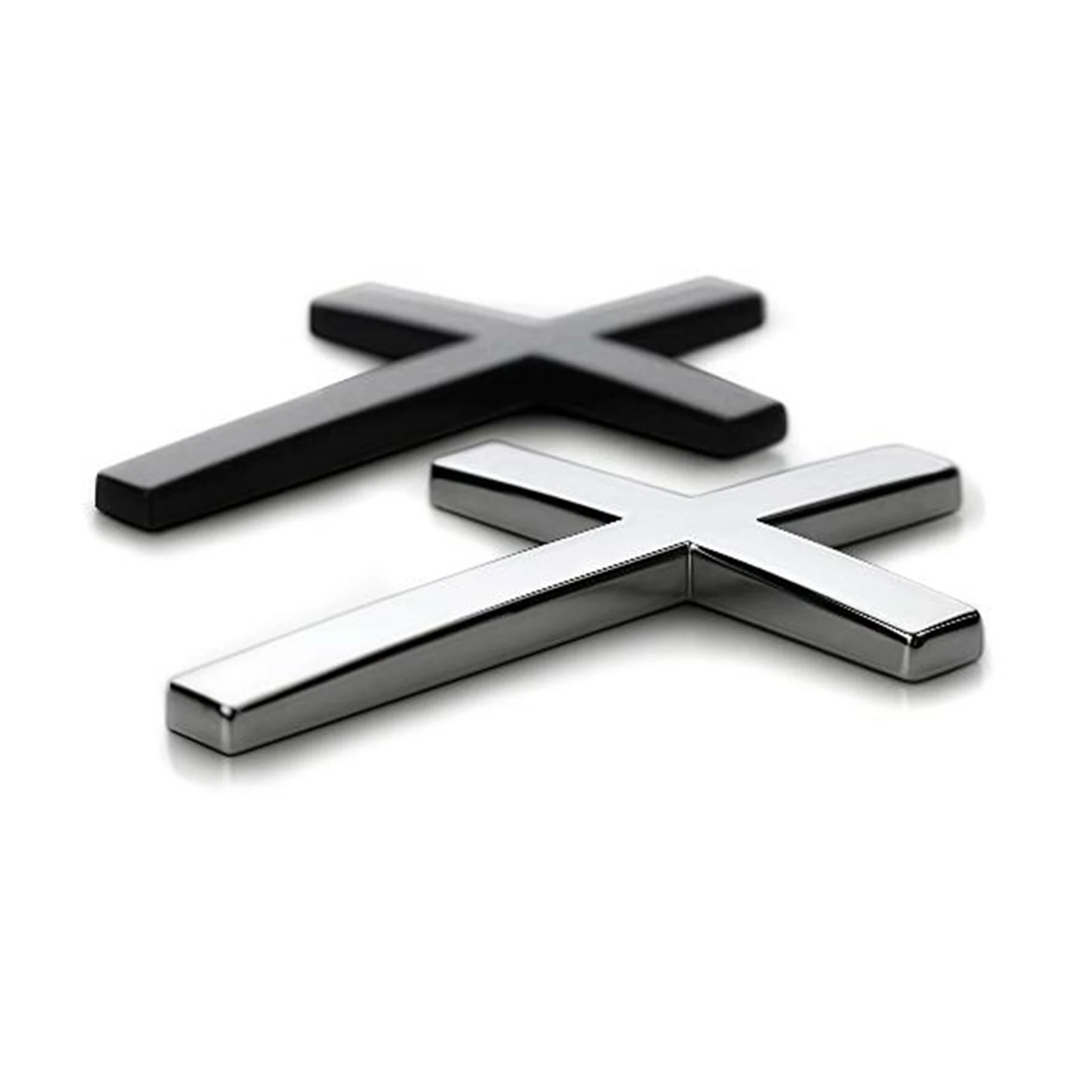 شارة سيارة برموز مسيحية معدنية ثلاثية الأبعاد مقاومة للماء للمركبات تناسب معظم المركبات. شعار الباب الخلفي للشاحنة #3