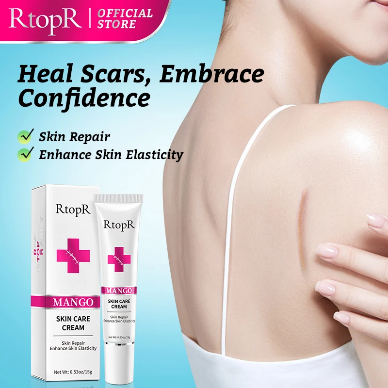 RtopR Skin Care Cream Nourishes Moisturizing Soothing Collagen Peptide Mango Skin Care Essence Cream