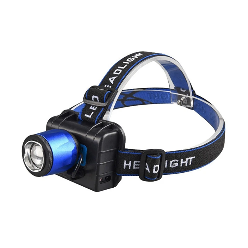 USB Rechargeable LED Headlamp Mart Motion Sensor Headlights Camping Searchlight For Fishing Light