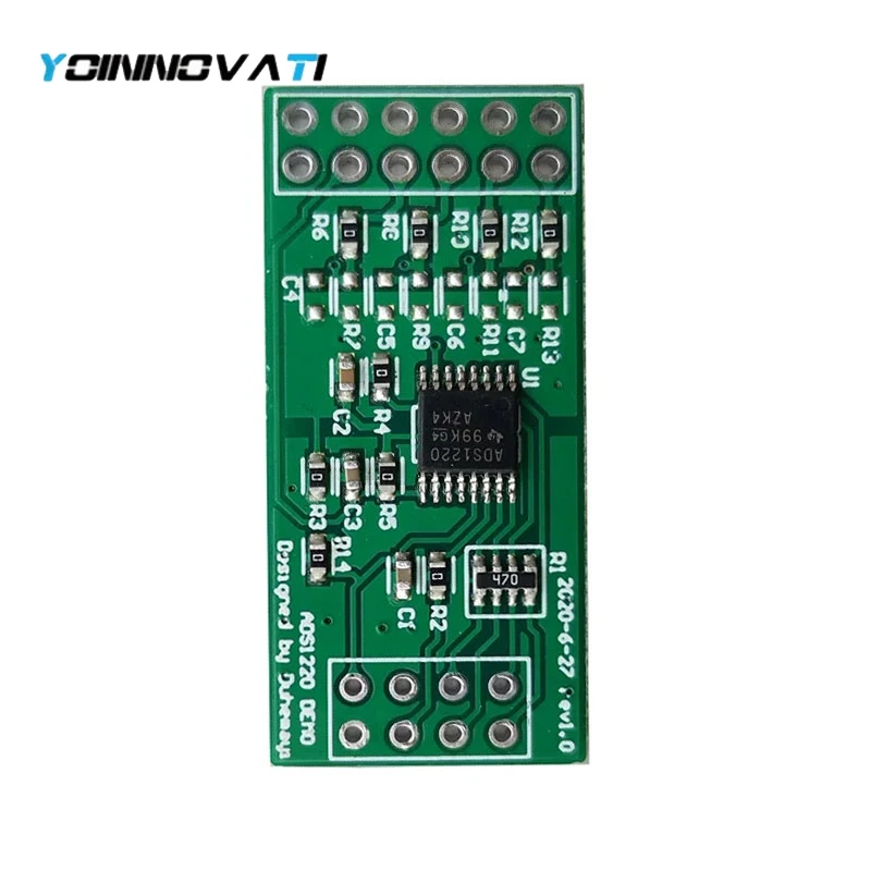 ADS1220 24 Bit ADC Module High Accuracy Analog to Digital Converter SPI with PGA for Arduino Data Acquisition